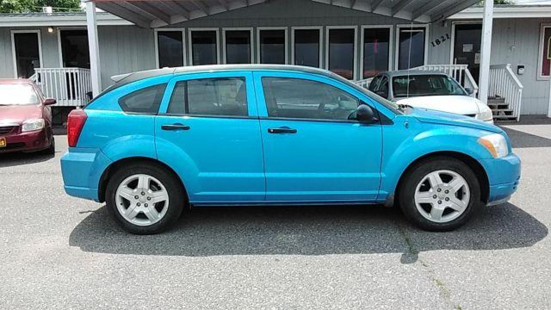 2008 Steel Blue Metallic /Dark Slate Gray Clot Dodge Caliber SE (1B3HB28C08D) with an 1.8L L4 DOHC 16V engine, located at 4047 Montana Ave., Billings, MT, 59101, 45.770847, -108.529800 - Photo#3