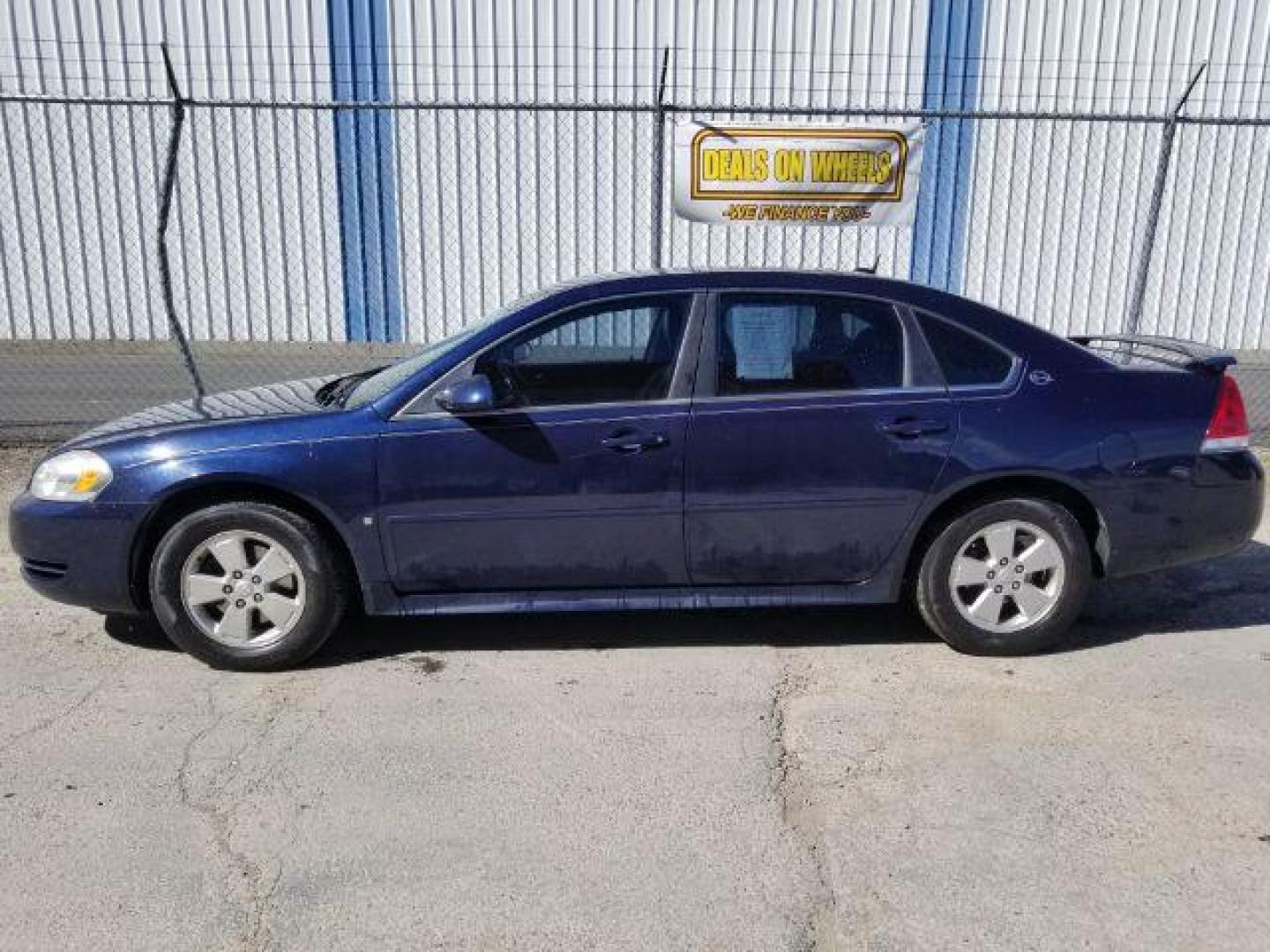 2009 Imperial Blue Metallic Chevrolet Impala LT (2G1WT57KX91) with an 3.5L V6 OHV 12V FFV engine, 4-Speed Automatic transmission, located at 1800 West Broadway, Missoula, 59808, (406) 543-1986, 46.881348, -114.023628 - Photo#2