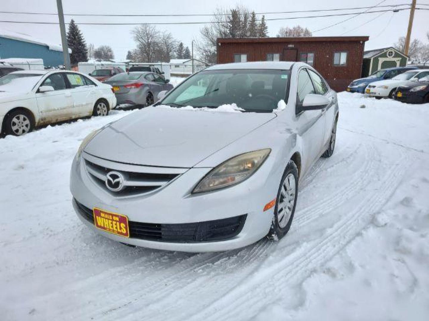 2009 Brilliant Silver Metallic Mazda Mazda6 i SV (1YVHP80A395) with an 2.5L L4 DOHC 16V engine, located at 4801 10th Ave S,, Great Falls, MT, 59405, 0.000000, 0.000000 - Photo#0