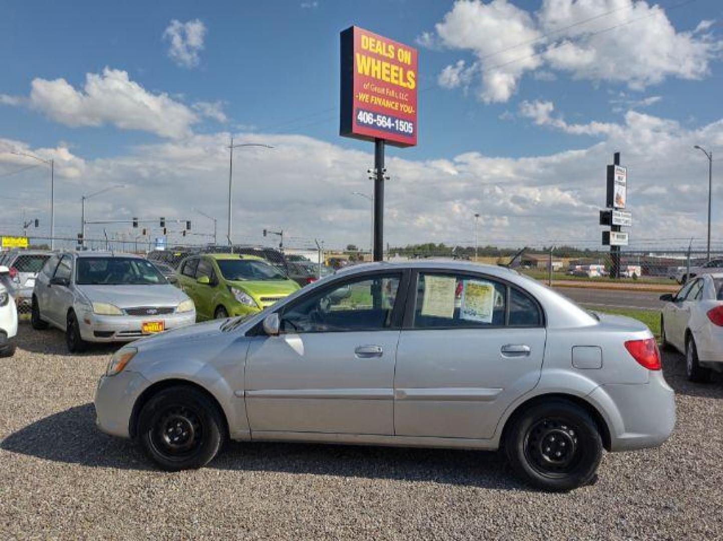 2011 Kia Rio LX (KNADH4A35B6) with an 1.6L L4 DOHC 16V engine, 4-Speed Automatic transmission, located at 4801 10th Ave S,, Great Falls, MT, 59405, 0.000000, 0.000000 - Photo#1