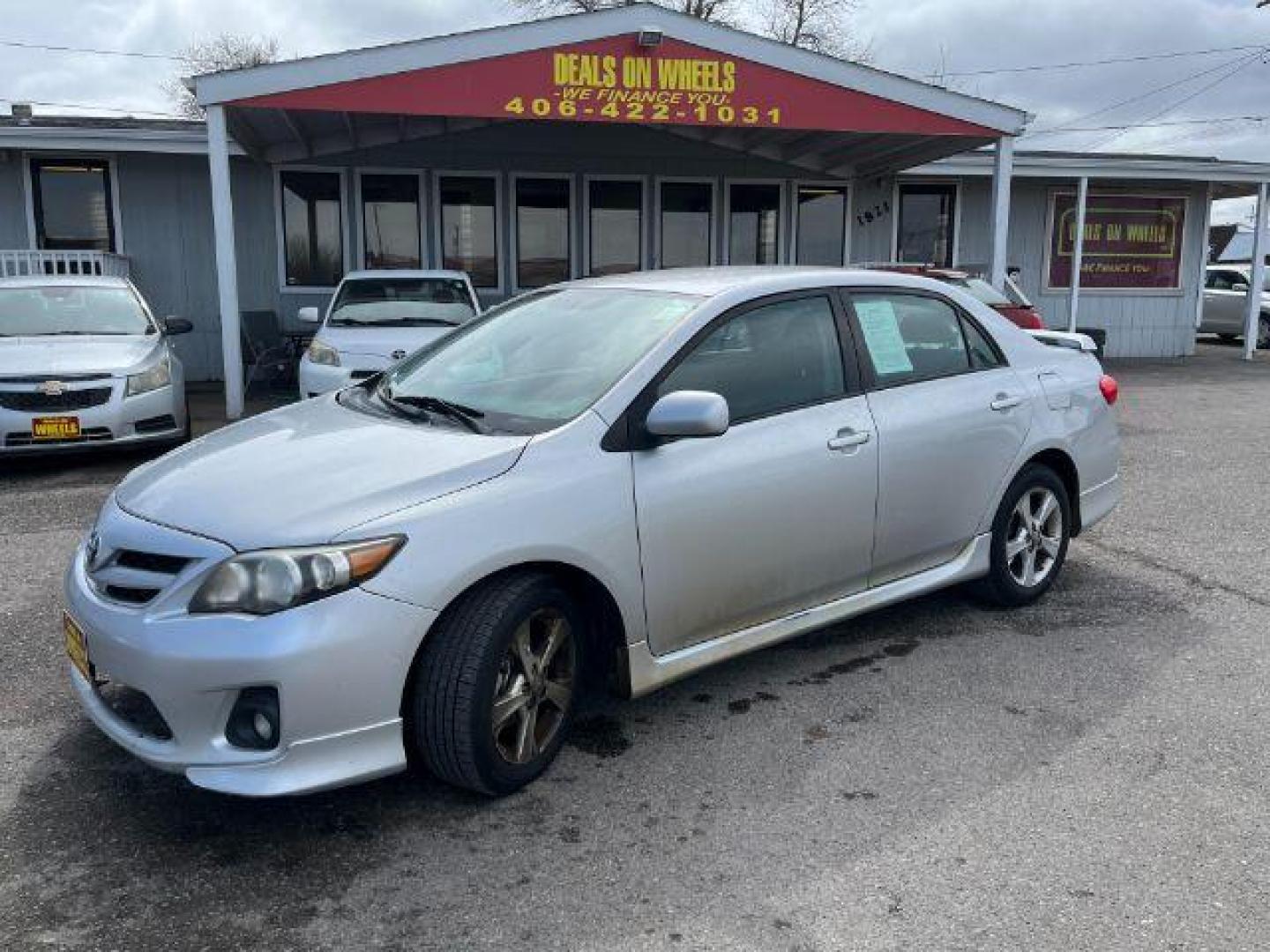 2011 Classic Silver Metallic Toyota Corolla S 4-Speed AT (2T1BU4EE1BC) with an 1.8L L4 DOHC 16V engine, 4-Speed Automatic transmission, located at 1821 N Montana Ave., Helena, MT, 59601, (406) 422-1031, 0.000000, 0.000000 - Photo#0