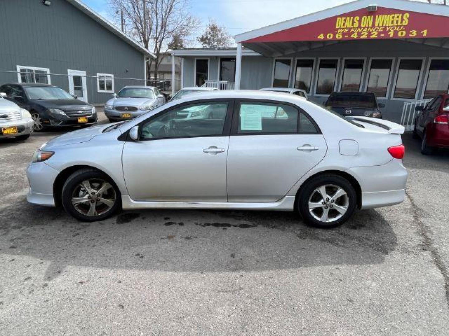 2011 Classic Silver Metallic Toyota Corolla S 4-Speed AT (2T1BU4EE1BC) with an 1.8L L4 DOHC 16V engine, 4-Speed Automatic transmission, located at 1821 N Montana Ave., Helena, MT, 59601, (406) 422-1031, 0.000000, 0.000000 - Photo#3