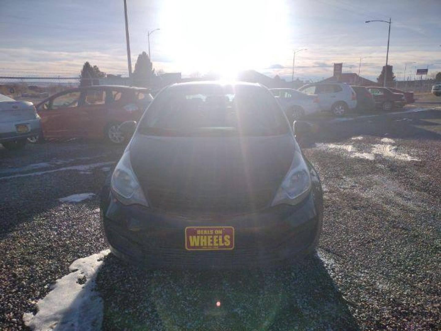 2013 Aurora Black Pearl Kia Rio LX (KNADM4A33D6) with an 1.6L L4 DOHC 16V engine, located at 4801 10th Ave S,, Great Falls, MT, 59405, 0.000000, 0.000000 - Photo#7