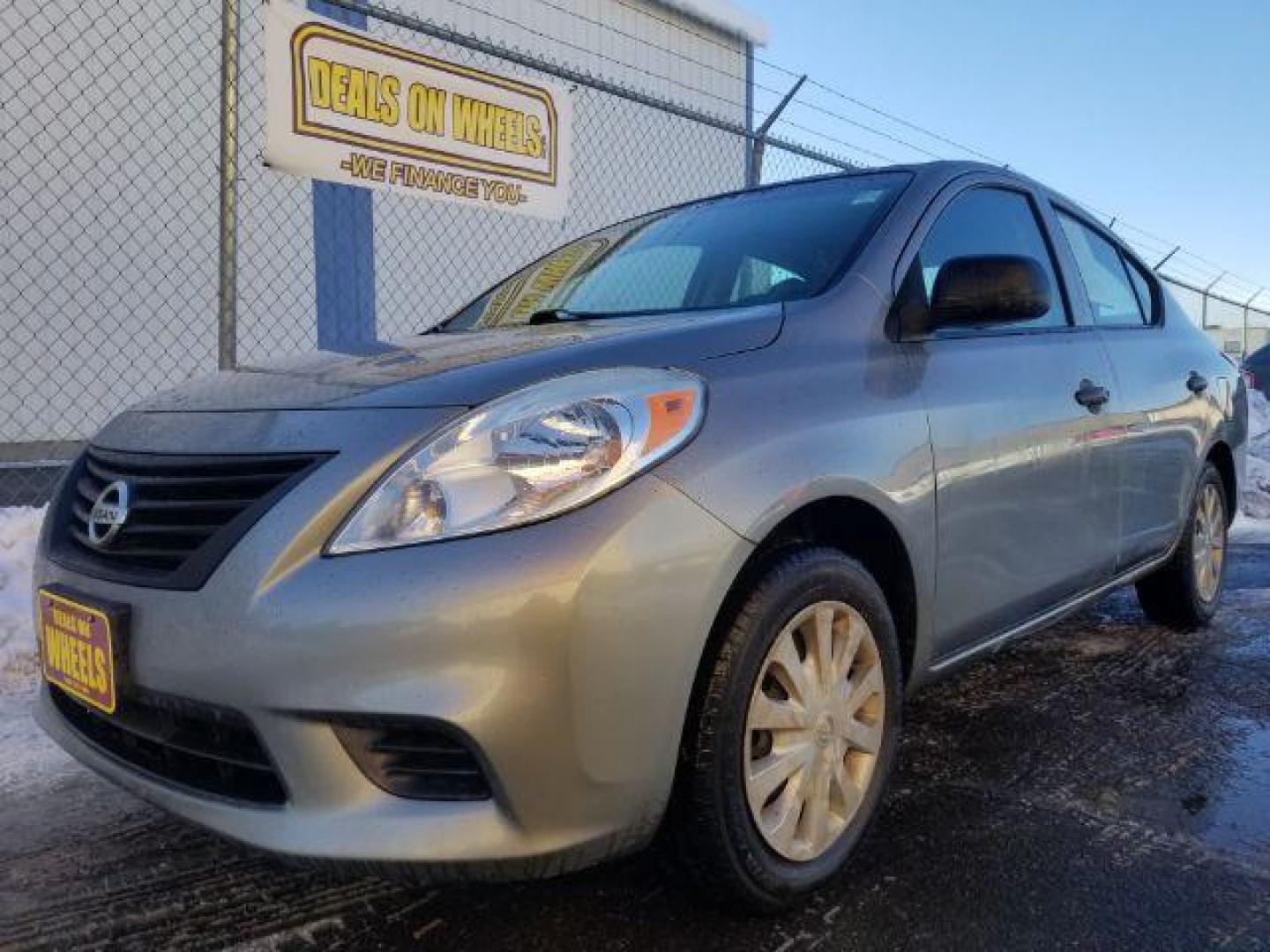 2013 Nissan Versa 1.6 S 5M (3N1CN7AP9DL) with an 1.6L L4 DOHC 16V engine, 5-Speed Manual transmission, located at 1800 West Broadway, Missoula, 59808, (406) 543-1986, 46.881348, -114.023628 - Photo#0