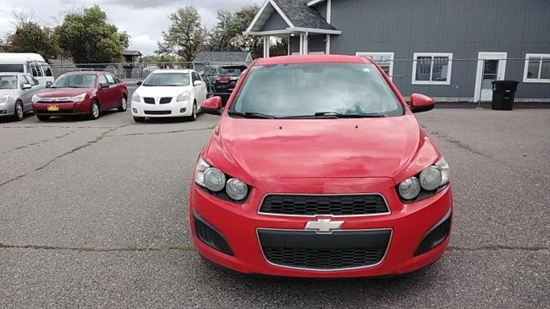 2014 Chevrolet Sonic LT Auto 5-Door (1G1JC6SH6E4) with an 1.8L L4 DOHC 24V engine, 6-Speed Automatic transmission, located at 1821 N Montana Ave., Helena, MT, 59601, (406) 422-1031, 0.000000, 0.000000 - Photo#1