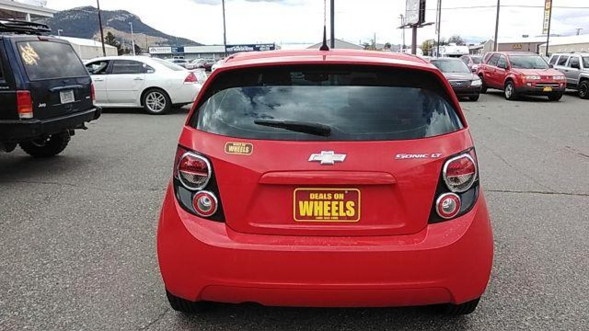 2014 Chevrolet Sonic LT Auto 5-Door (1G1JC6SH6E4) with an 1.8L L4 DOHC 24V engine, 6-Speed Automatic transmission, located at 1821 N Montana Ave., Helena, MT, 59601, (406) 422-1031, 0.000000, 0.000000 - Photo#5