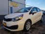 2014 Kia Rio LX (KNADM4A37E6) with an 1.6L L4 DOHC 16V engine, located at 1800 West Broadway, Missoula, 59808, (406) 543-1986, 46.881348, -114.023628 - Photo#0