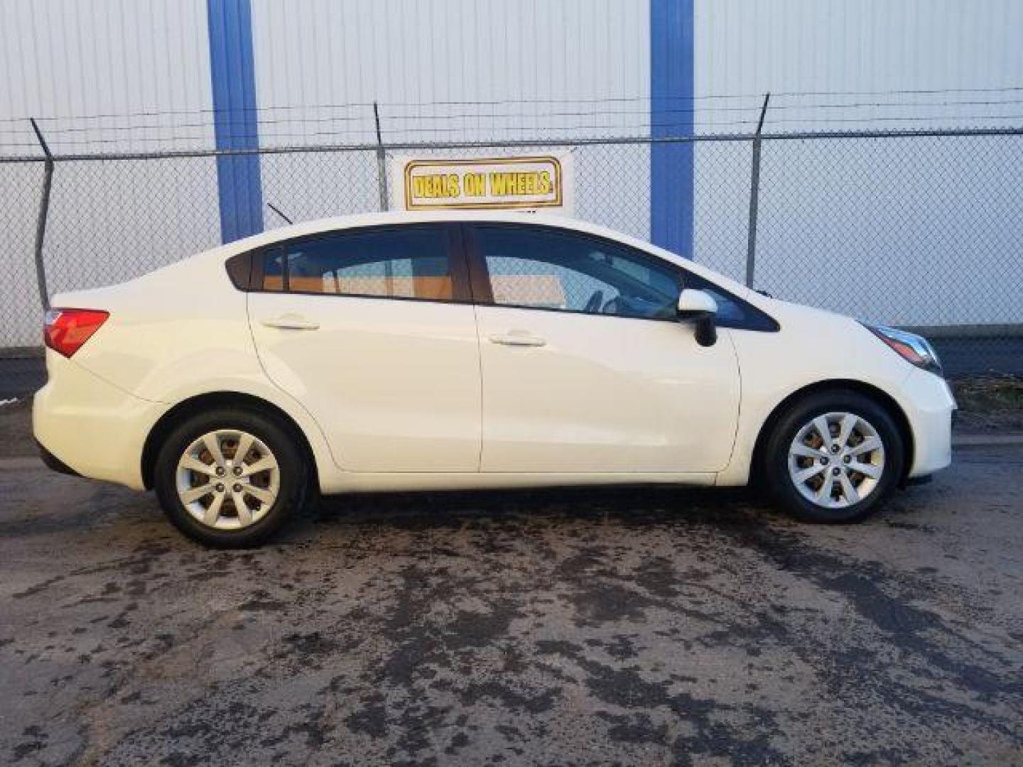 2014 Kia Rio LX (KNADM4A37E6) with an 1.6L L4 DOHC 16V engine, located at 1800 West Broadway, Missoula, 59808, (406) 543-1986, 46.881348, -114.023628 - Photo#3