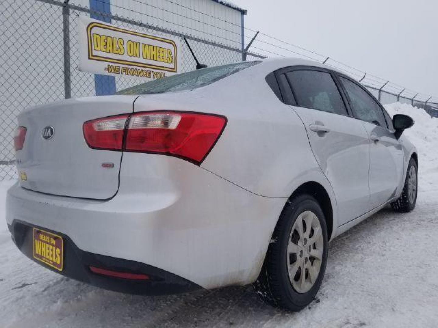 2014 Kia Rio LX (KNADM4A34E6) with an 1.6L L4 DOHC 16V engine, located at 1800 West Broadway, Missoula, 59808, (406) 543-1986, 46.881348, -114.023628 - Photo#4