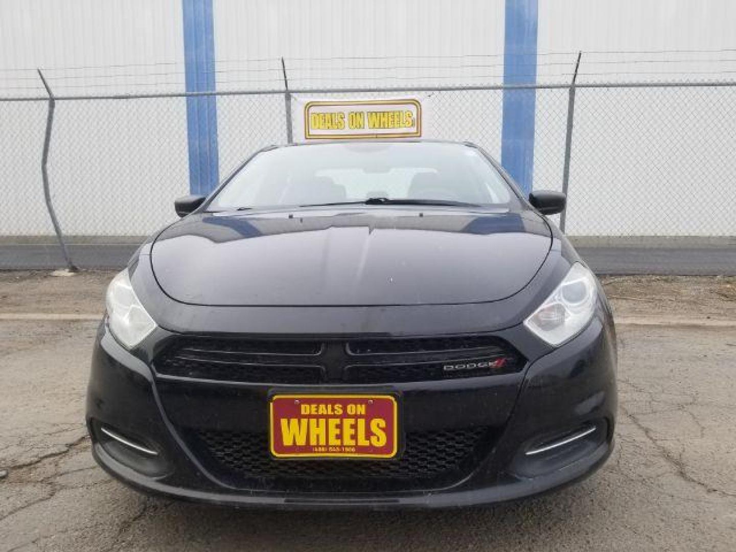 2016 Black Dodge Dart SE (1C3CDFAA7GD) with an 2.0L L4 DOHC 16V TUR engine, located at 601 E. Idaho St., Kalispell, MT, 59901, 0.000000, 0.000000 - Photo#1