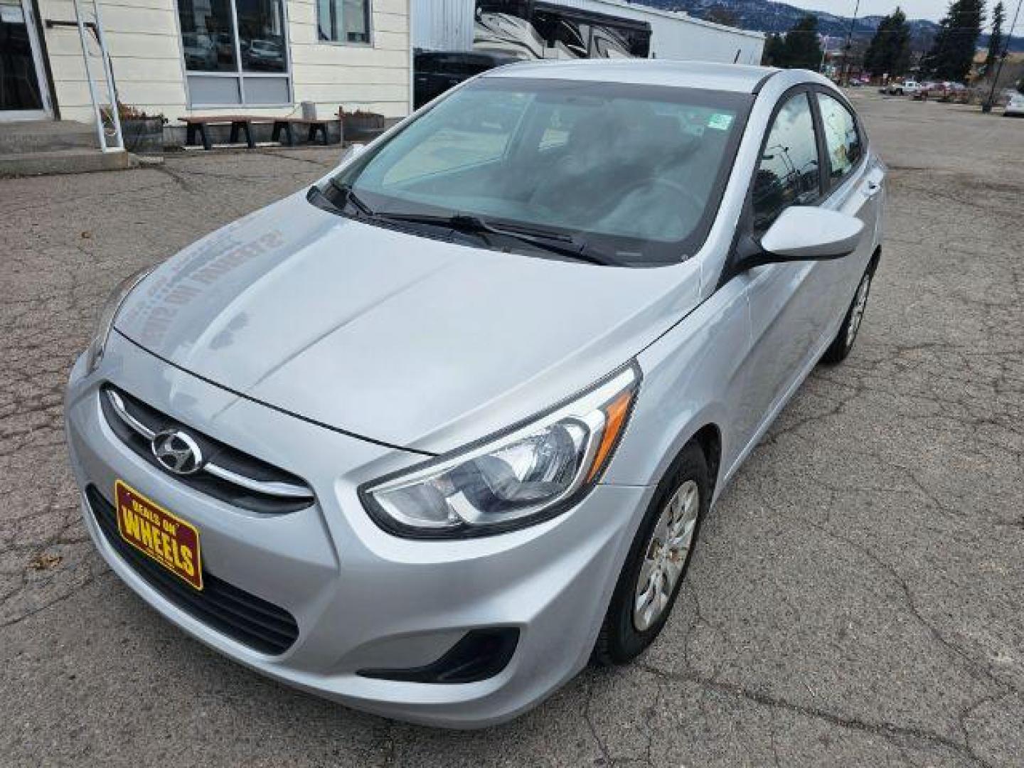 2016 Hyundai Accent SE 4-Door 6A (KMHCT4AEXGU) with an 1.6L L4 DOHC 16V engine, 6-Speed Automatic transmission, located at 1800 West Broadway, Missoula, 59808, (406) 543-1986, 46.881348, -114.023628 - Photo#0